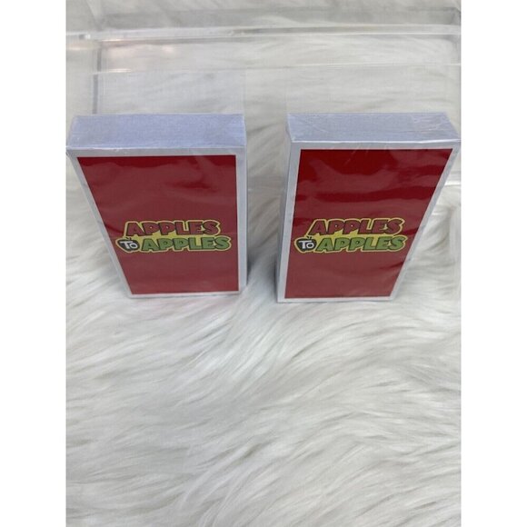 New Apples To Apples Game Board Red Replacement Cards Sealed! (2) Mattel - Picture 2 of 4